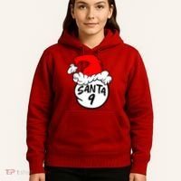 Matching Family Group Santa Hat 9 Hoodie thumb 5
