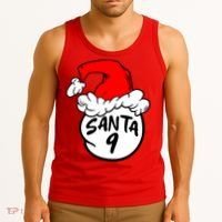 Matching Family Group Santa Hat 9 Tank Top thumb 3