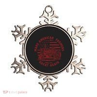 Make Farmers Great Again Antique Tractor Usa Flag Farmer Gift Ornament thumb 0