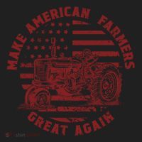Make Farmers Great Again Antique Tractor Usa Flag Farmer Gift Golf Towel thumb 3