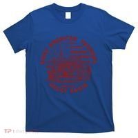 Make Farmers Great Again Antique Tractor Usa Flag Farmer Gift T-Shirt thumb 0