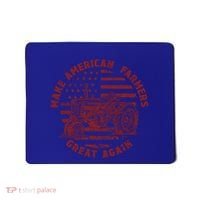 Make Farmers Great Again Antique Tractor Usa Flag Farmer Gift Mousepad thumb 0