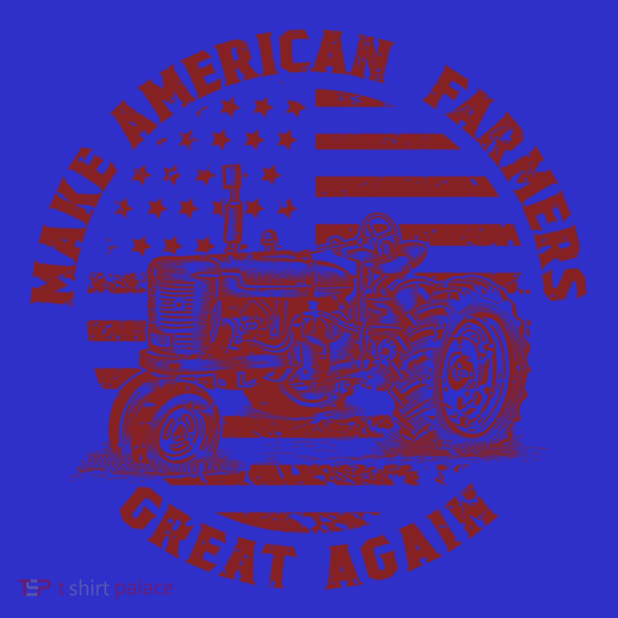 Make Farmers Great Again Antique Tractor Usa Flag Farmer Gift Mousepad