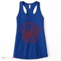 Make Farmers Great Again Antique Tractor Usa Flag Farmer Gift Women's Tank Top thumb 0