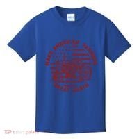 Make Farmers Great Again Antique Tractor Usa Flag Farmer Gift Kids T-Shirt thumb 0