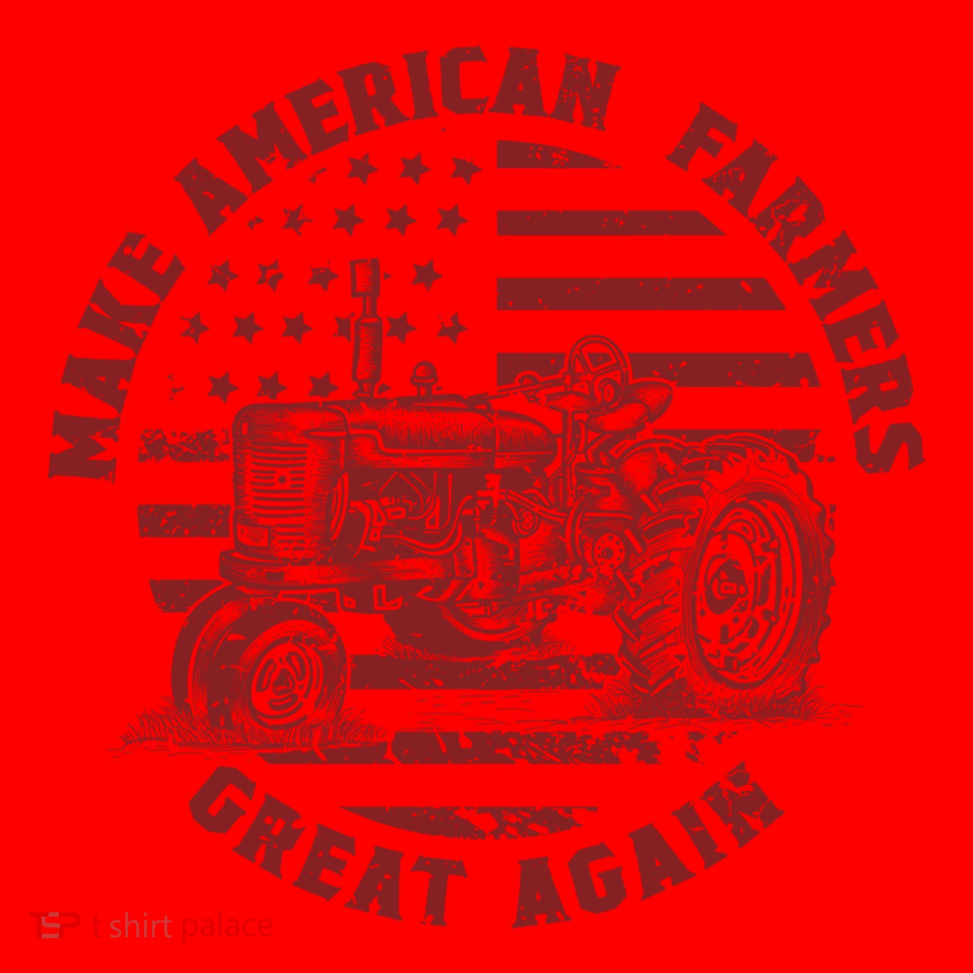Make Farmers Great Again Antique Tractor Usa Flag Farmer Gift Santa Hat