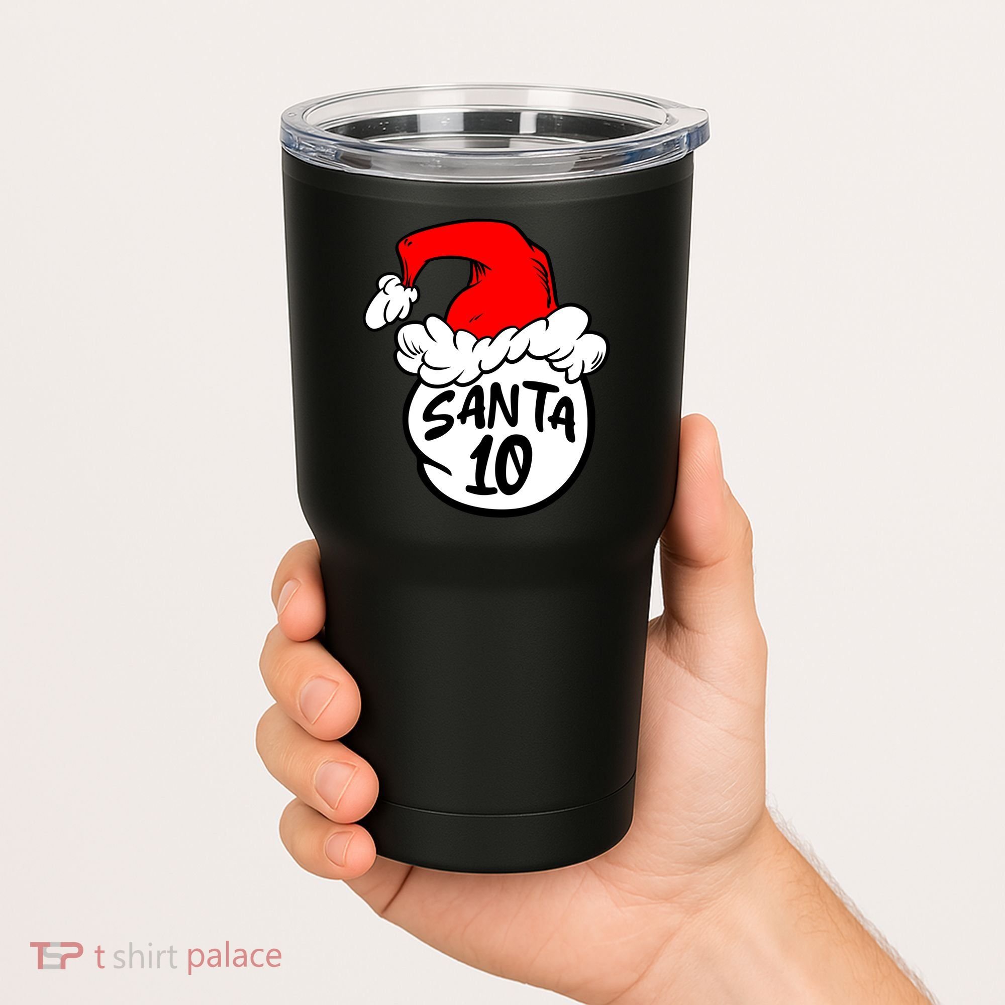 Matching Family Group Santa Hat 10 Tumbler