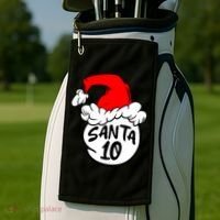 Matching Family Group Santa Hat 10 Golf Towel thumb 2
