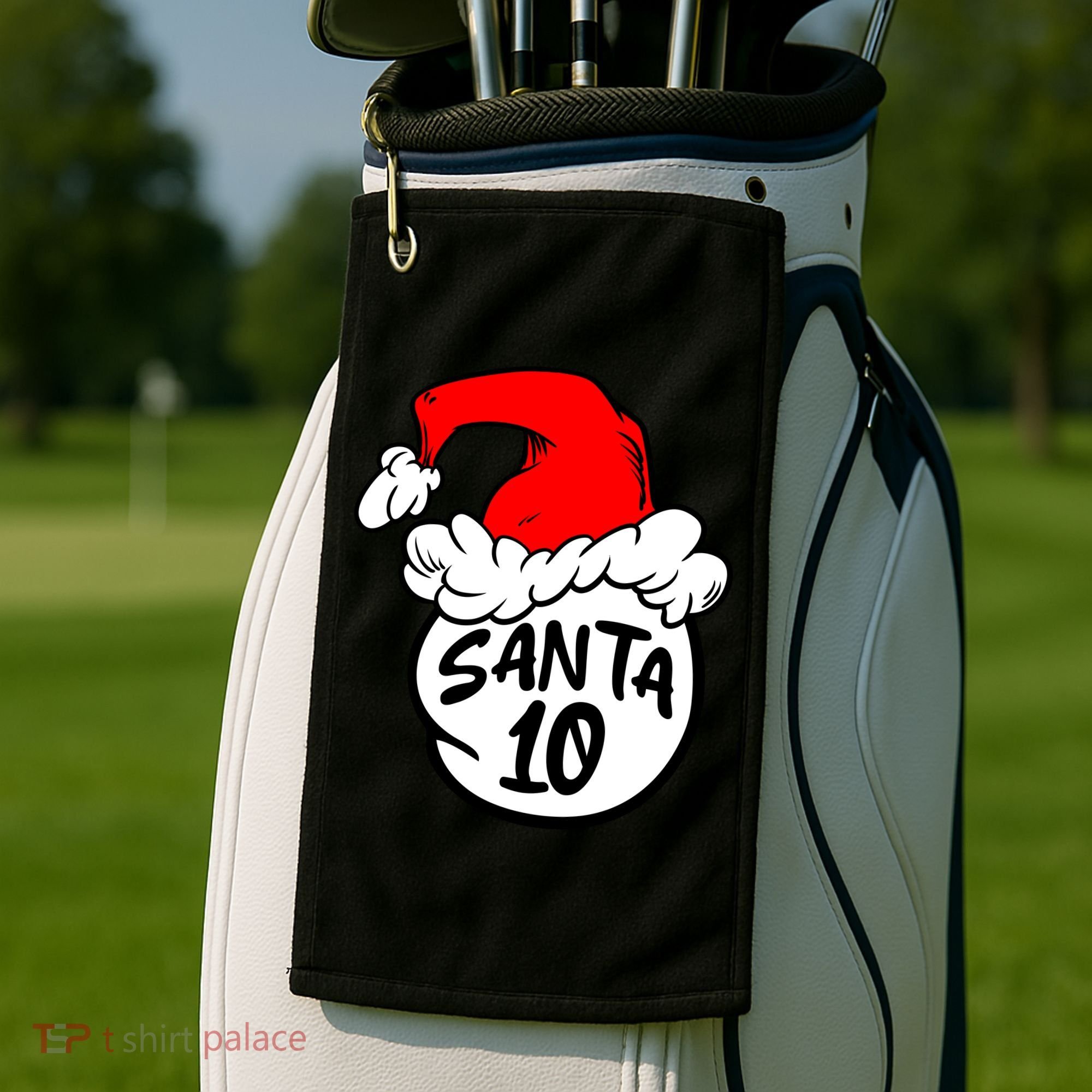 Matching Family Group Santa Hat 10 Golf Towel