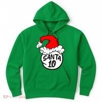 Matching Family Group Santa Hat 10 Hoodie thumb 0