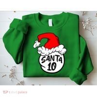 Matching Family Group Santa Hat 10 Sweatshirt thumb 2