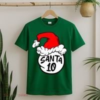 Matching Family Group Santa Hat 10 T-Shirt thumb 2