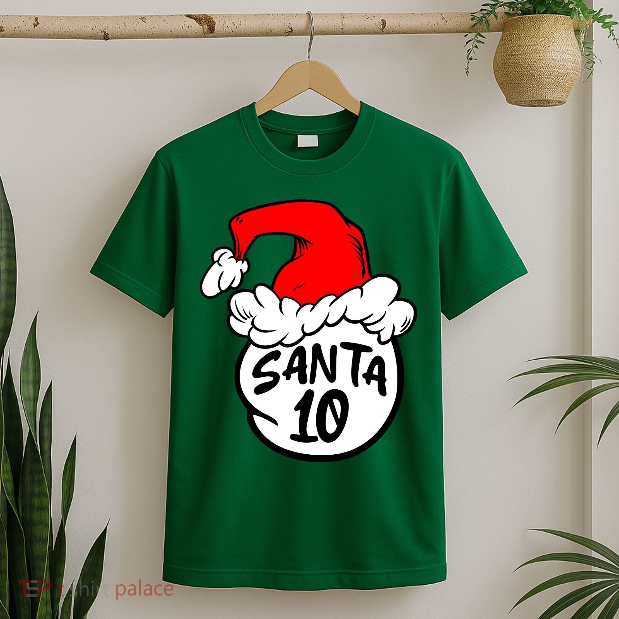 Matching Family Group Santa Hat 10 T-Shirt