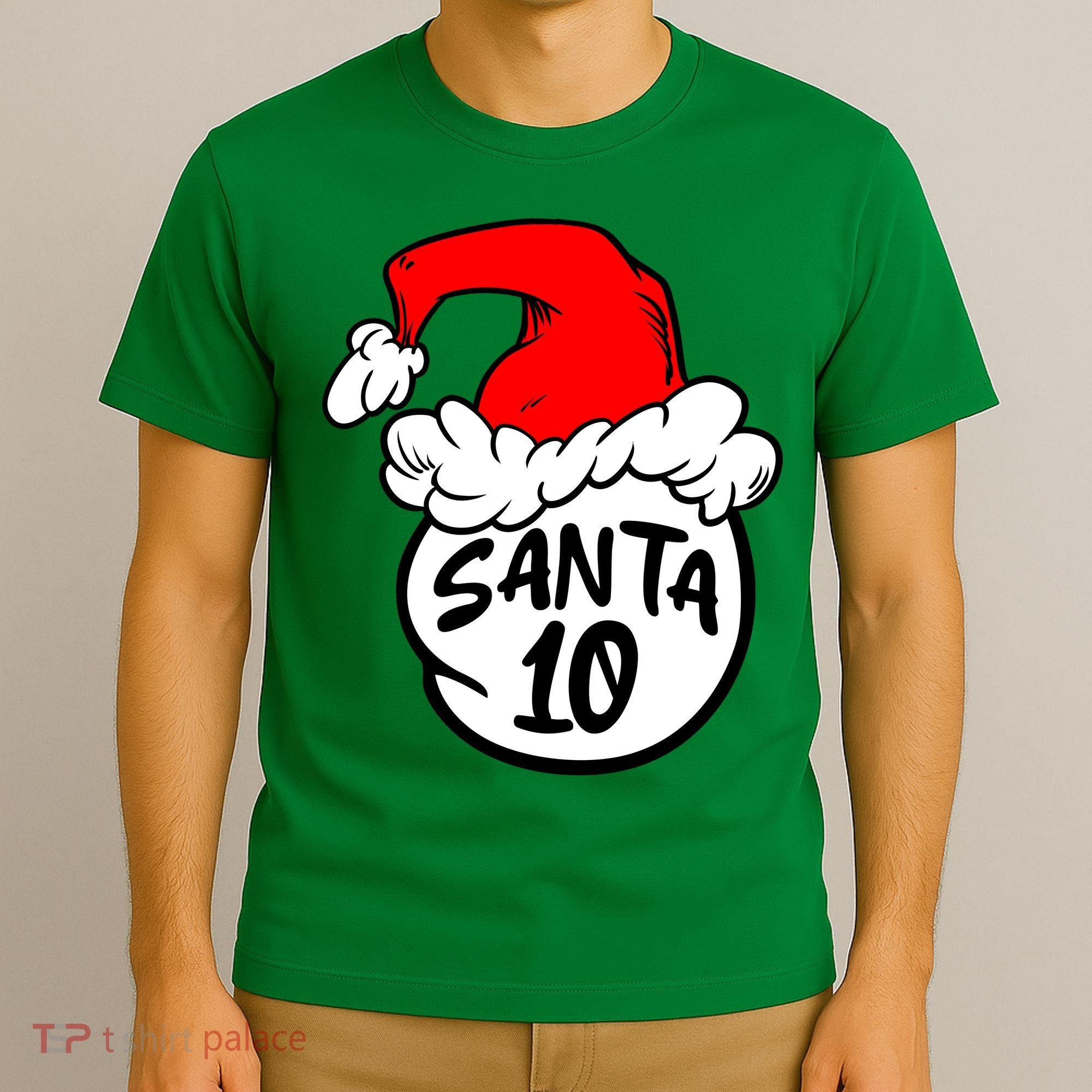 Matching Family Group Santa Hat 10 T-Shirt
