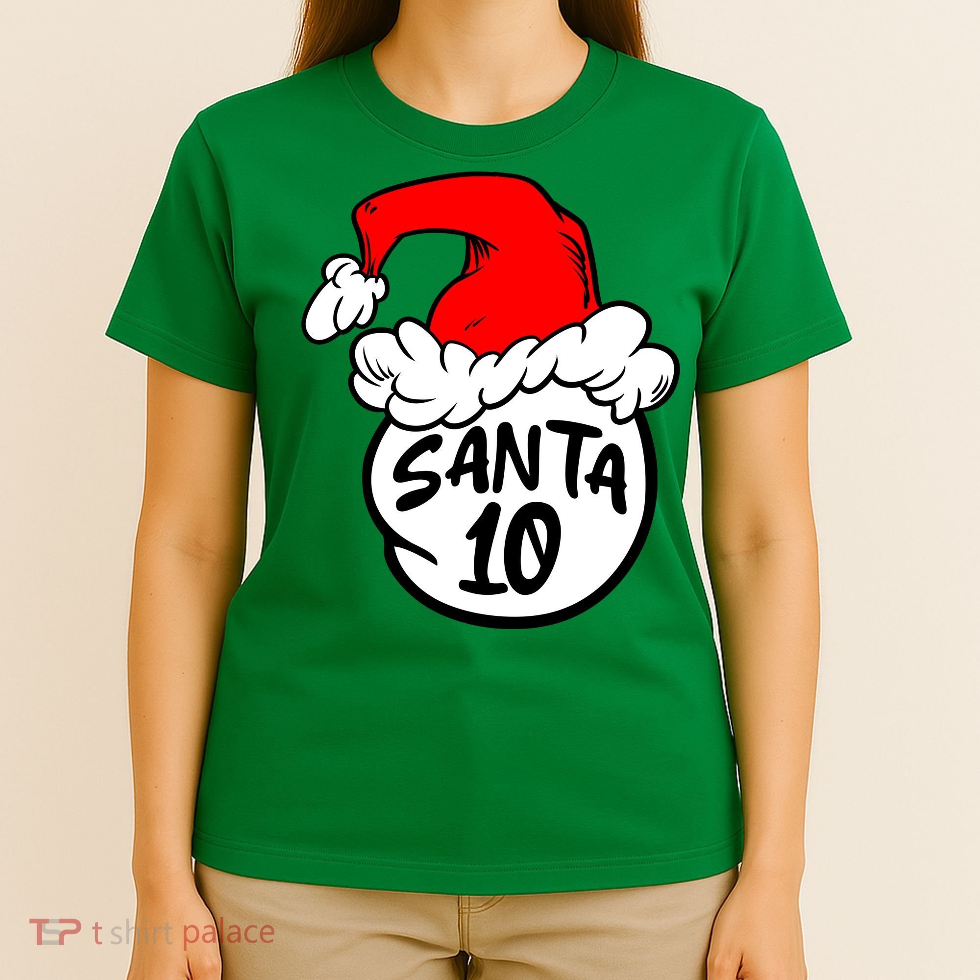 Matching Family Group Santa Hat 10 T-Shirt