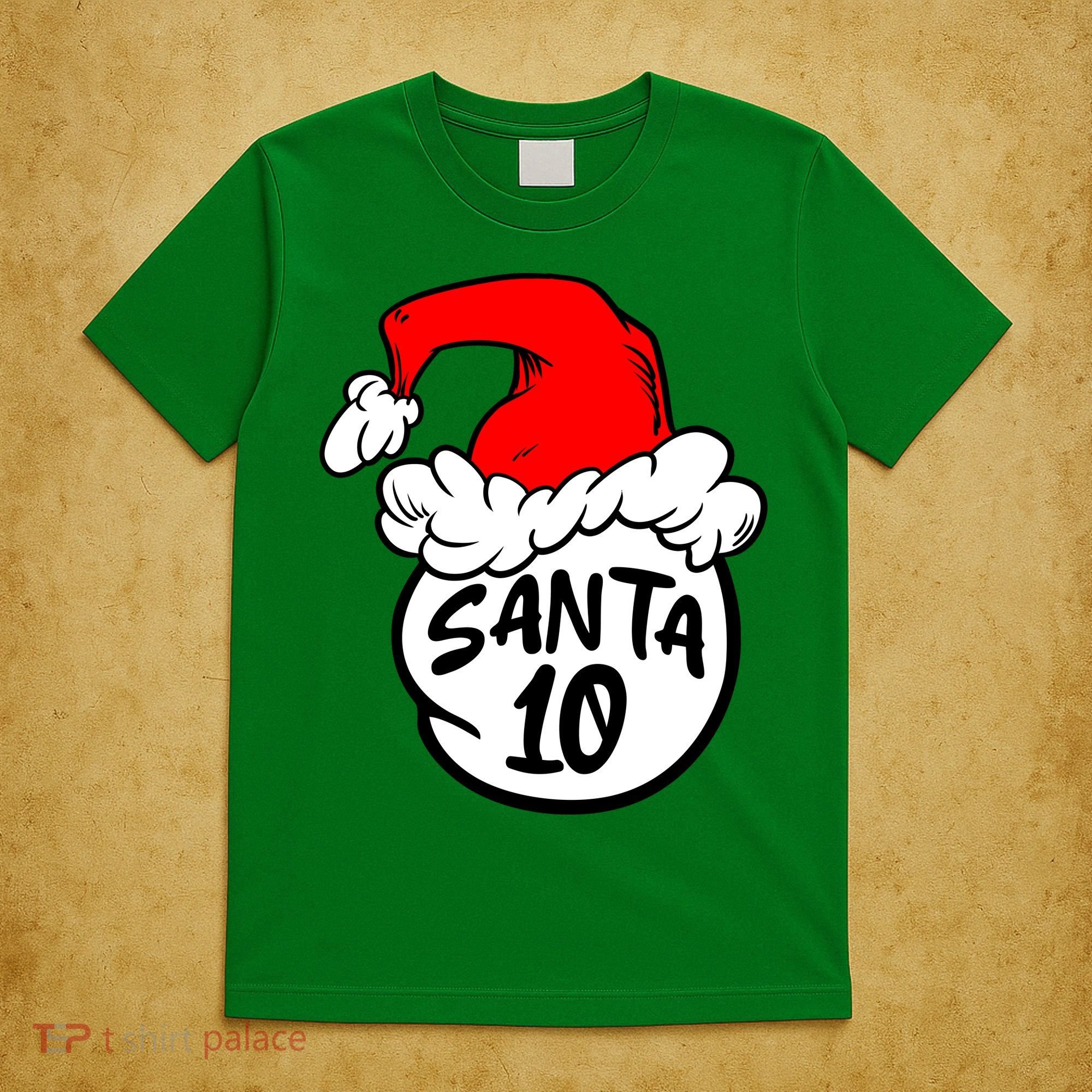 Matching Family Group Santa Hat 10 T-Shirt