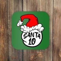 Matching Family Group Santa Hat 10 Coaster thumb 0