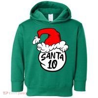 Matching Family Group Santa Hat 10 Toddler Hoodie thumb 0