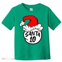 Matching Family Group Santa Hat 10 Toddler T-Shirt thumb 0