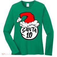 Matching Family Group Santa Hat 10 Women's Long Sleeve Shirt thumb 0