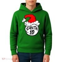 Matching Family Group Santa Hat 10 Kids Hoodie thumb 4