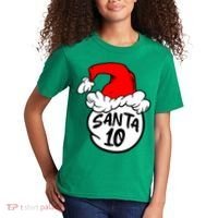 Matching Family Group Santa Hat 10 Kids T-Shirt thumb 2