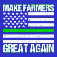 Make Farmers Great Again Usa Flag Thin Green Line Gift Women's T-Shirt thumb 6