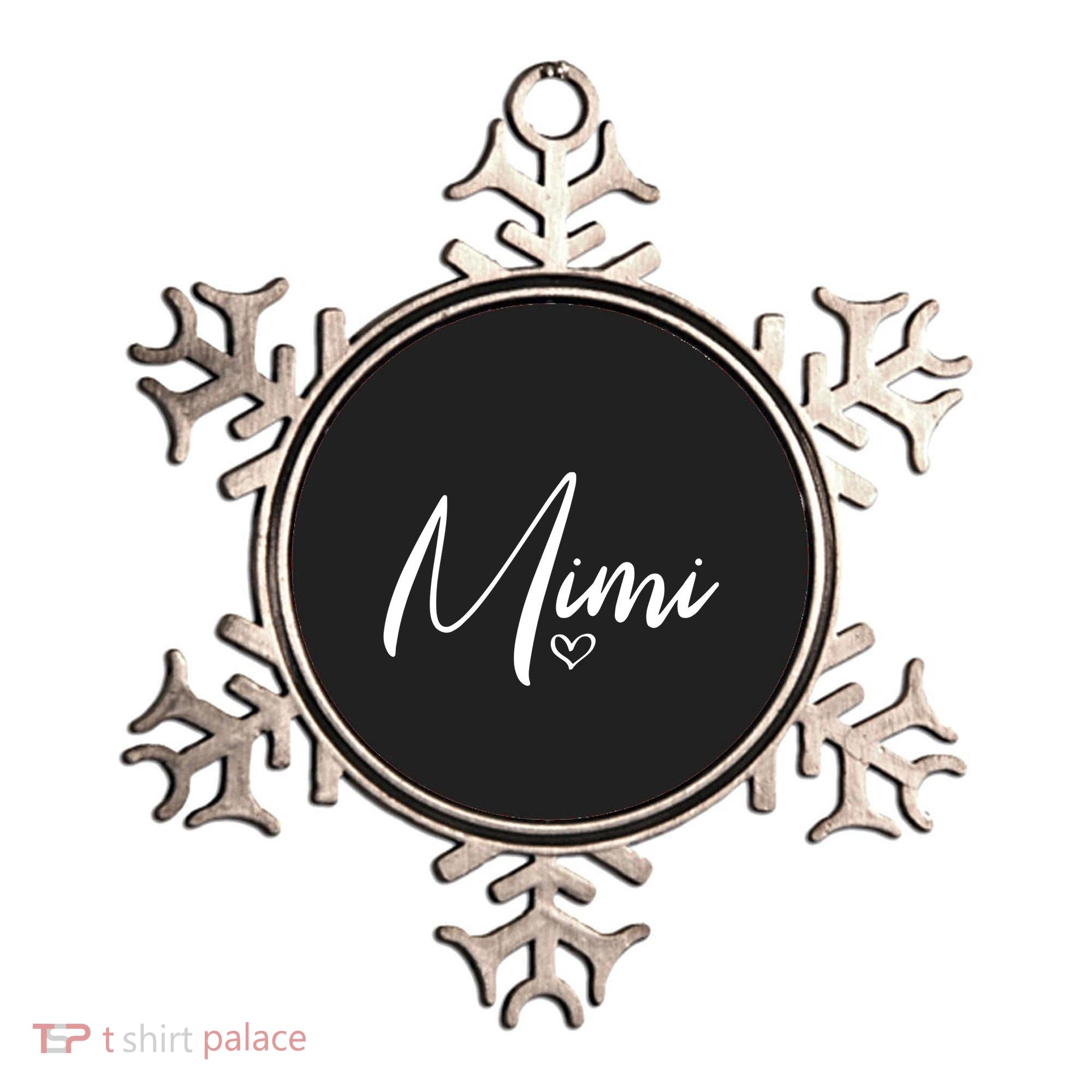 Mimi For Grandma Christmas Mothers Day Grandparents Ornament