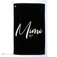 Mimi For Grandma Christmas Mothers Day Grandparents Golf Towel thumb 0