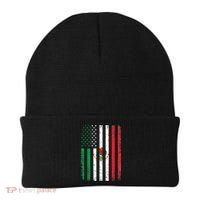 Mexico Flag Gift Usa American Mexican Independence Day Gift Beanie thumb 0