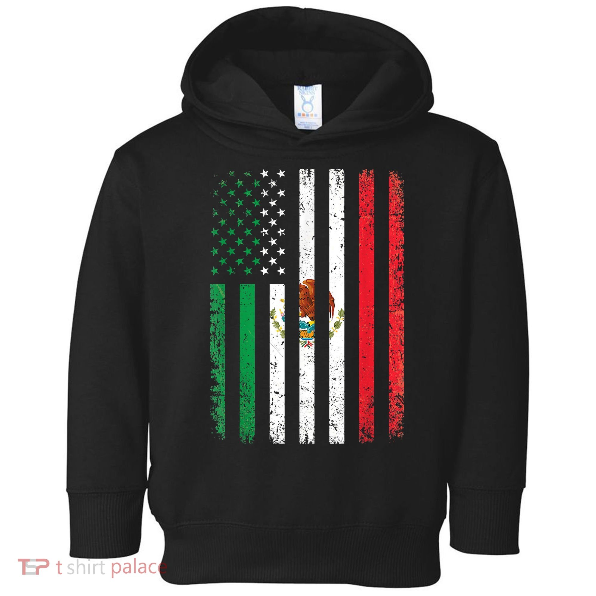 Mexico Flag Gift Usa American Mexican Independence Day Gift Toddler Hoodie
