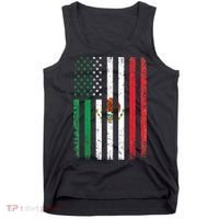 Mexico Flag Gift Usa American Mexican Independence Day Gift Tank Top thumb 0