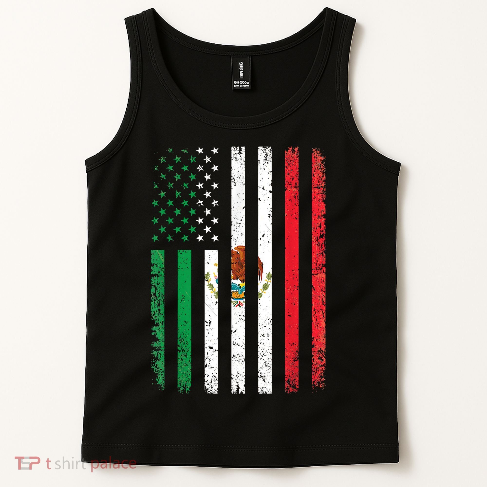 Mexico Flag Gift Usa American Mexican Independence Day Gift Tank Top