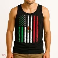 Mexico Flag Gift Usa American Mexican Independence Day Gift Tank Top thumb 3