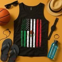 Mexico Flag Gift Usa American Mexican Independence Day Gift Tank Top thumb 4
