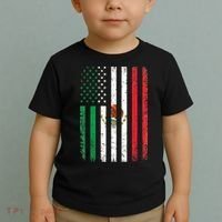 Mexico Flag Gift Usa American Mexican Independence Day Gift Toddler T-Shirt thumb 2