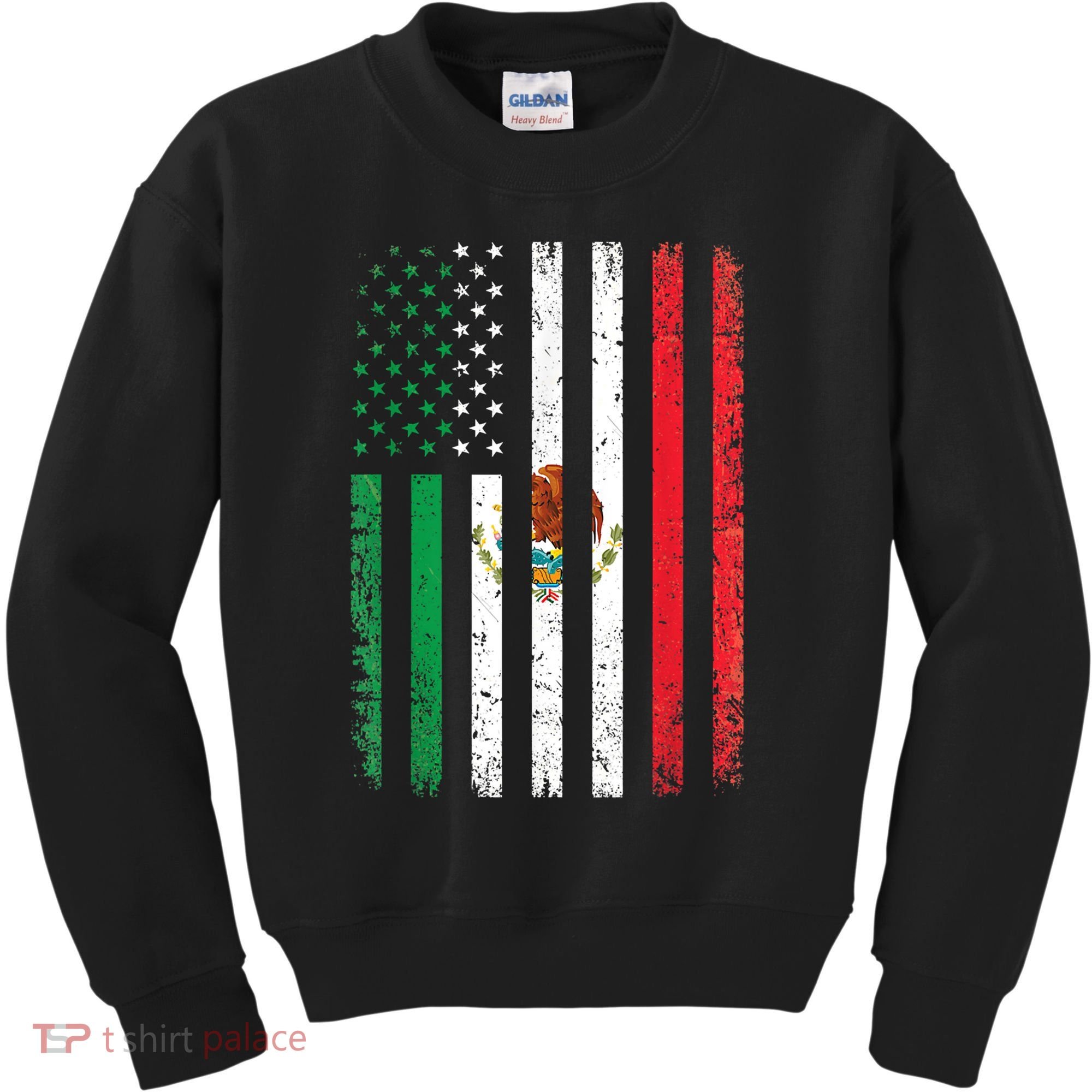 Mexico Flag Gift Usa American Mexican Independence Day Gift Kids Sweatshirt