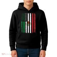 Mexico Flag Gift Usa American Mexican Independence Day Gift Kids Hoodie thumb 4