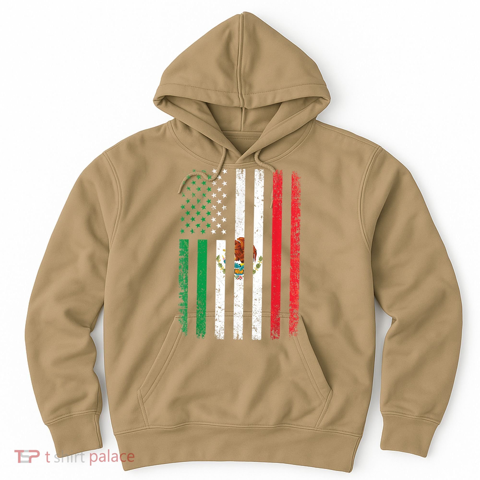 Mexico Flag Gift Usa American Mexican Independence Day Gift Hoodie