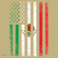 Mexico Flag Gift Usa American Mexican Independence Day Gift Long Sleeve Shirt thumb 2