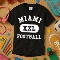 Miami Football Gift For Fan Sport Kids T-Shirt thumb 3