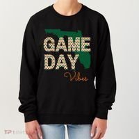 Miami Football Game Day Vibes Fall Tailgate Women's Sweatshirt thumb 0
