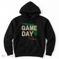 Miami Football Game Day Vibes Fall Tailgate Hoodie thumb 0
