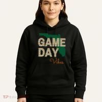 Miami Football Game Day Vibes Fall Tailgate Hoodie thumb 5