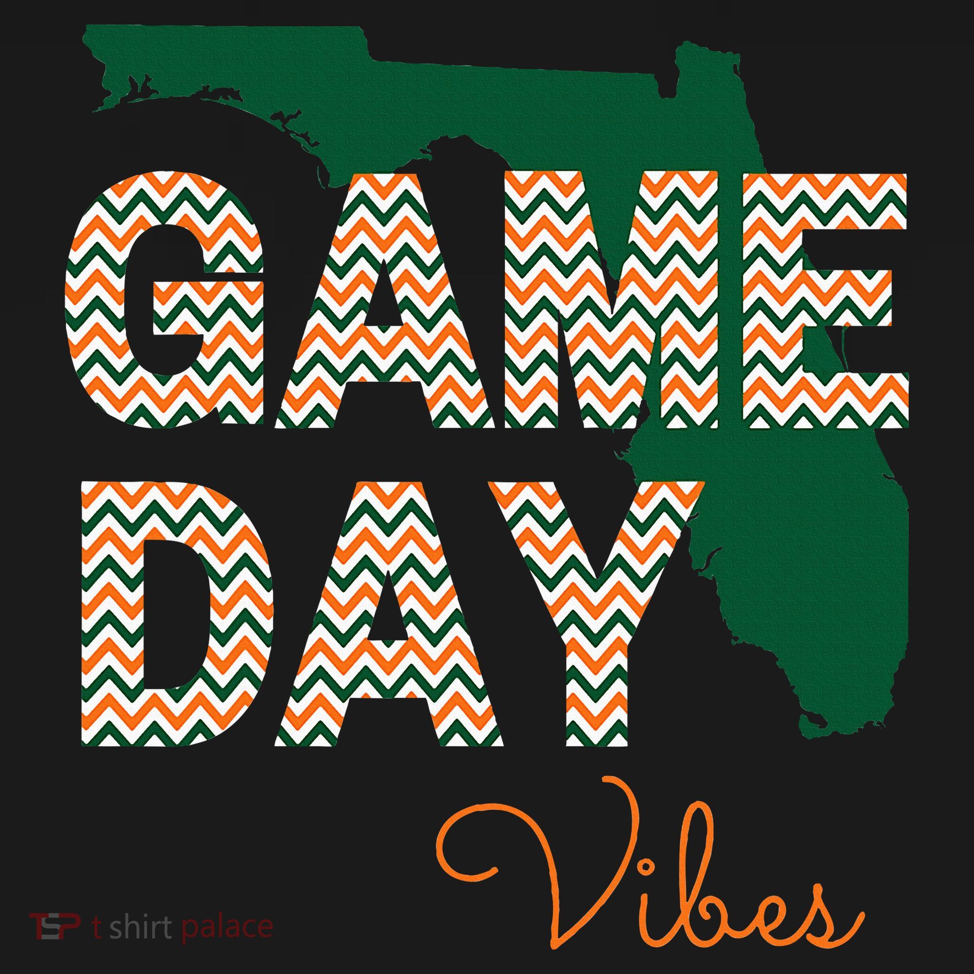 Miami Football Game Day Vibes Fall Tailgate Hoodie