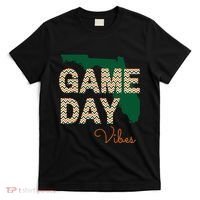 Miami Football Game Day Vibes Fall Tailgate T-Shirt thumb 0