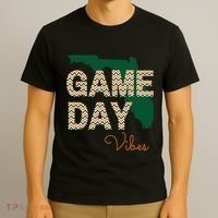 Miami Football Game Day Vibes Fall Tailgate T-Shirt thumb 3