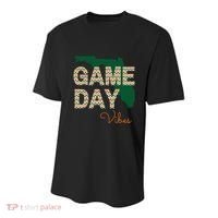 Miami Football Game Day Vibes Fall Tailgate Youth Performance Sprint T-Shirt thumb 0