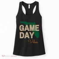 Miami Football Game Day Vibes Fall Tailgate Women's Tank Top thumb 0