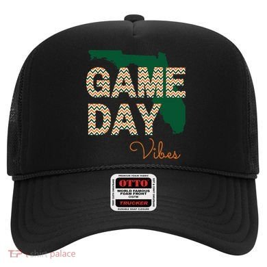 Miami Football Game Day Vibes Fall Tailgate Hat